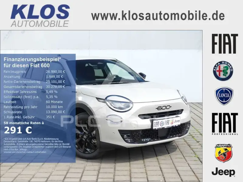 2026 Fiat 600