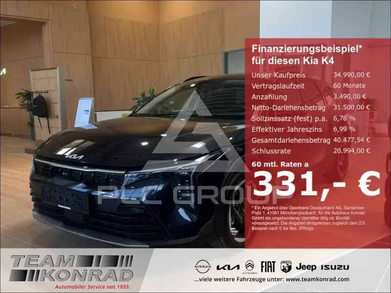 2026 KIA K4