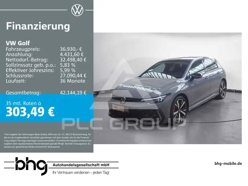 2026 Volkswagen GOLF