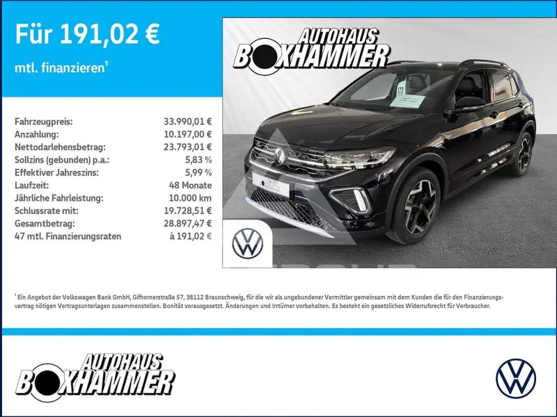 2026 Volkswagen T-Cross
