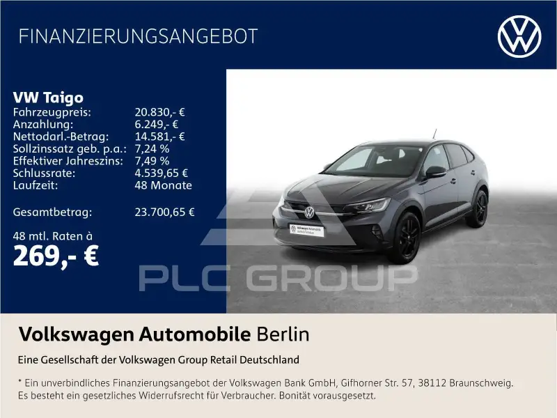 2026 Volkswagen Taigo
