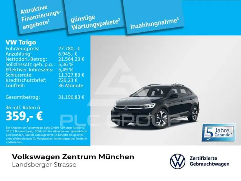 2026 Volkswagen Taigo