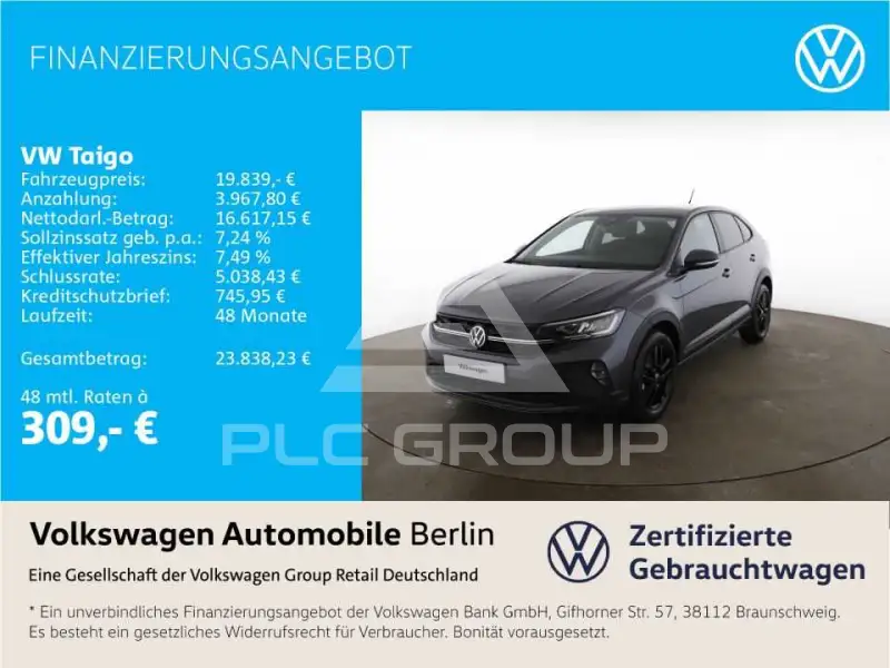 2026 Volkswagen Taigo
