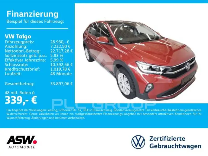 2026 Volkswagen Taigo