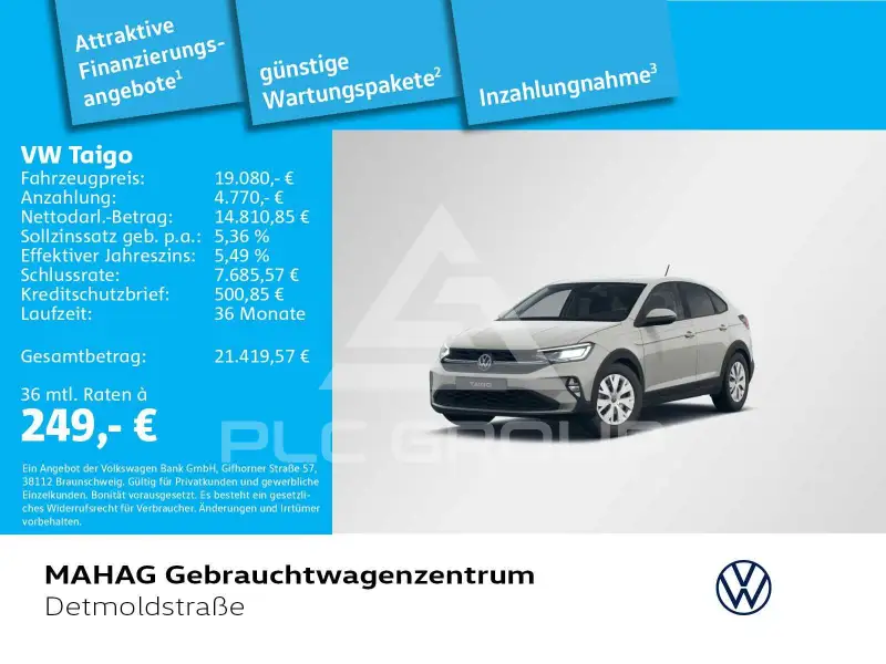 2026 Volkswagen Taigo