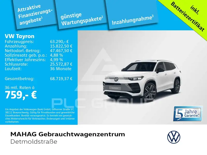 2026 Volkswagen Tayron