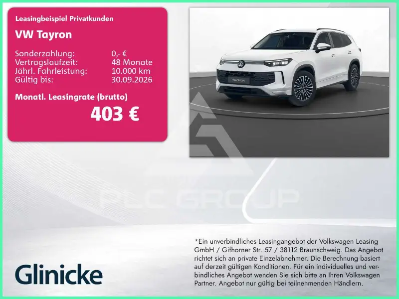 2026 Volkswagen Tayron