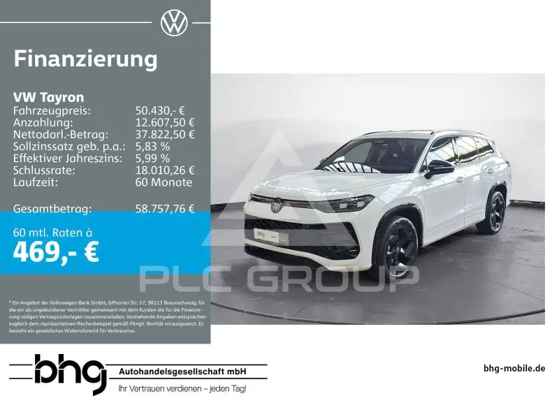 2026 Volkswagen Tayron