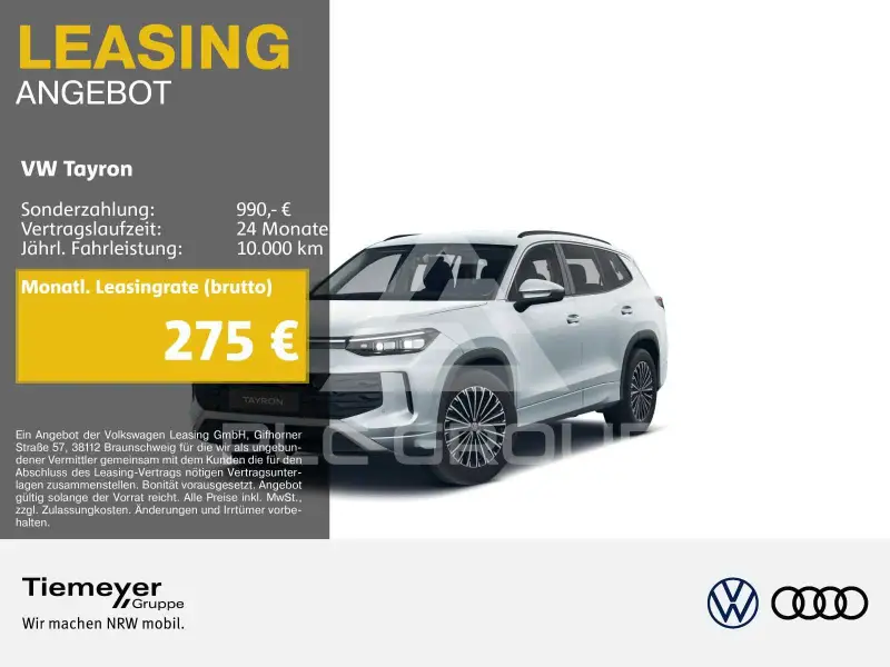 2026 Volkswagen Tayron