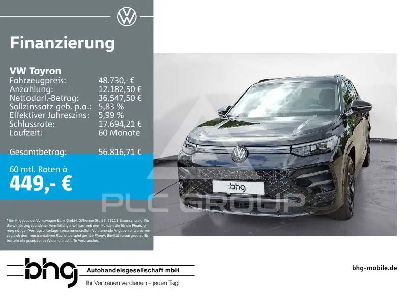 2026 Volkswagen Tayron
