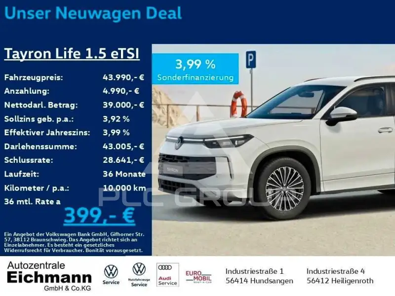 2026 Volkswagen Tayron