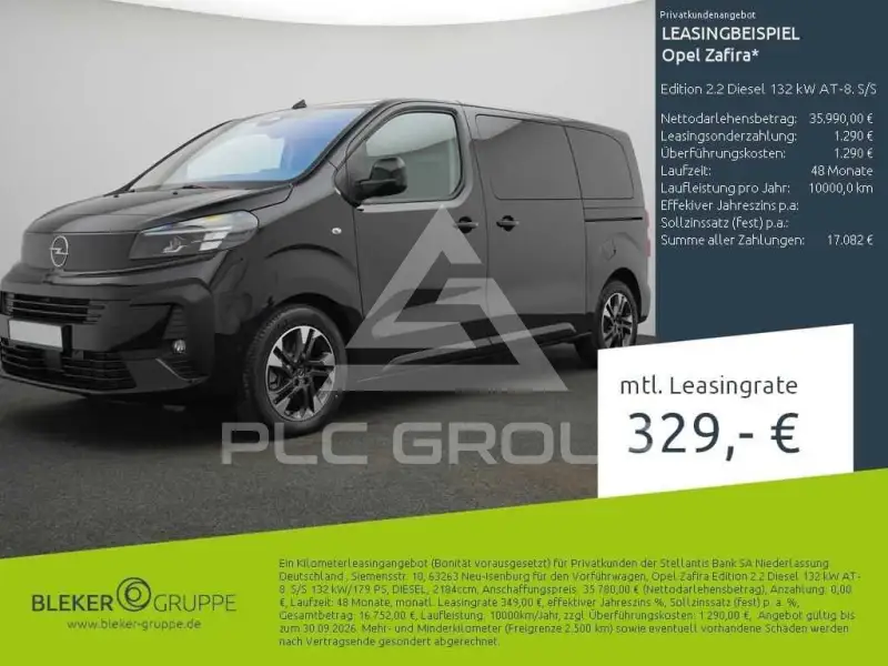 2026 Opel ZAFIRA