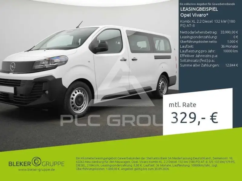 2026 Opel Vivaro