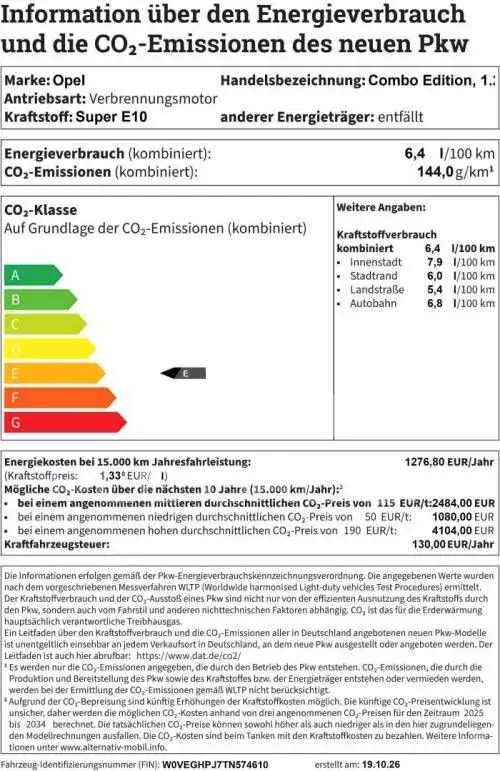 2026 Opel Combo