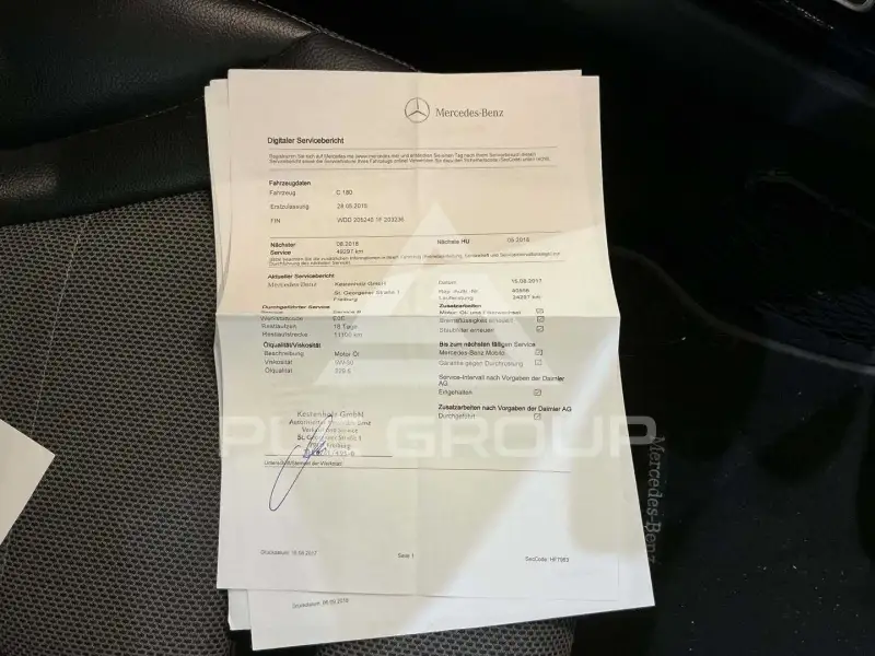 2015 Mercedes Benz C 180