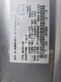 2012 Honda ODYSSEY photo