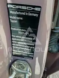 2025 Porsche Taycan