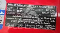 2002 Mercedes Benz Sl 500