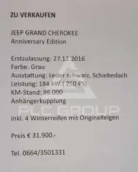 2016 Jeep Grand Cherokee