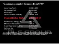 2019 Mercedes Benz C 180