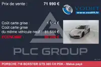 2019 Porsche 718