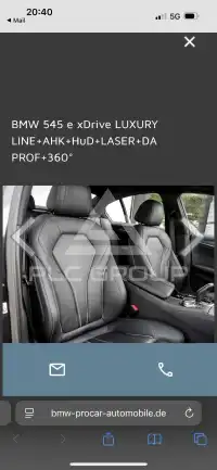 2021 BMW 545