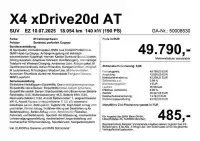 2025 BMW X4