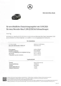 2025 Mercedes Benz E 200