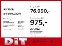 2026 Lexus RX350