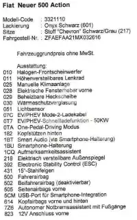 2021 Fiat 500