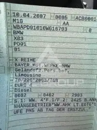 2007 BMW X3