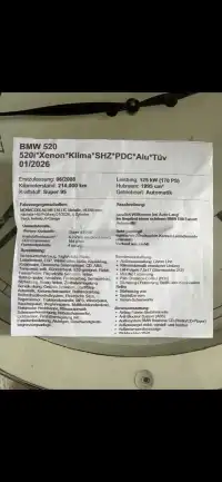 2008 BMW 520