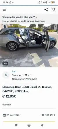 2015 Mercedes Benz 200