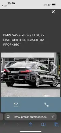 2021 BMW 545