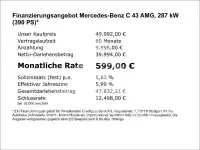 2021 Mercedes Benz C 43 AMG