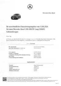 2023 Mercedes Benz S 500