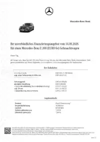 2025 Mercedes Benz E 200